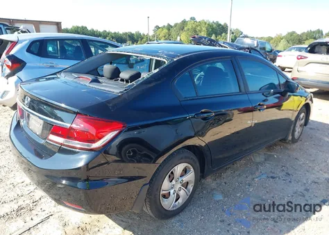 2015 Honda Civic Lx из США, поврежденный, VIN 2HGFB2F52FH555928